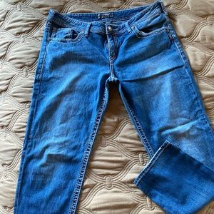 Ladies Silver jeans - Sam Boyfriend style 32/28